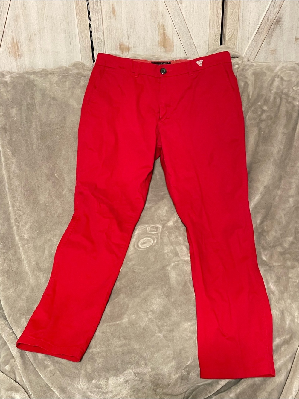 Guess Red Men's Chino Pants